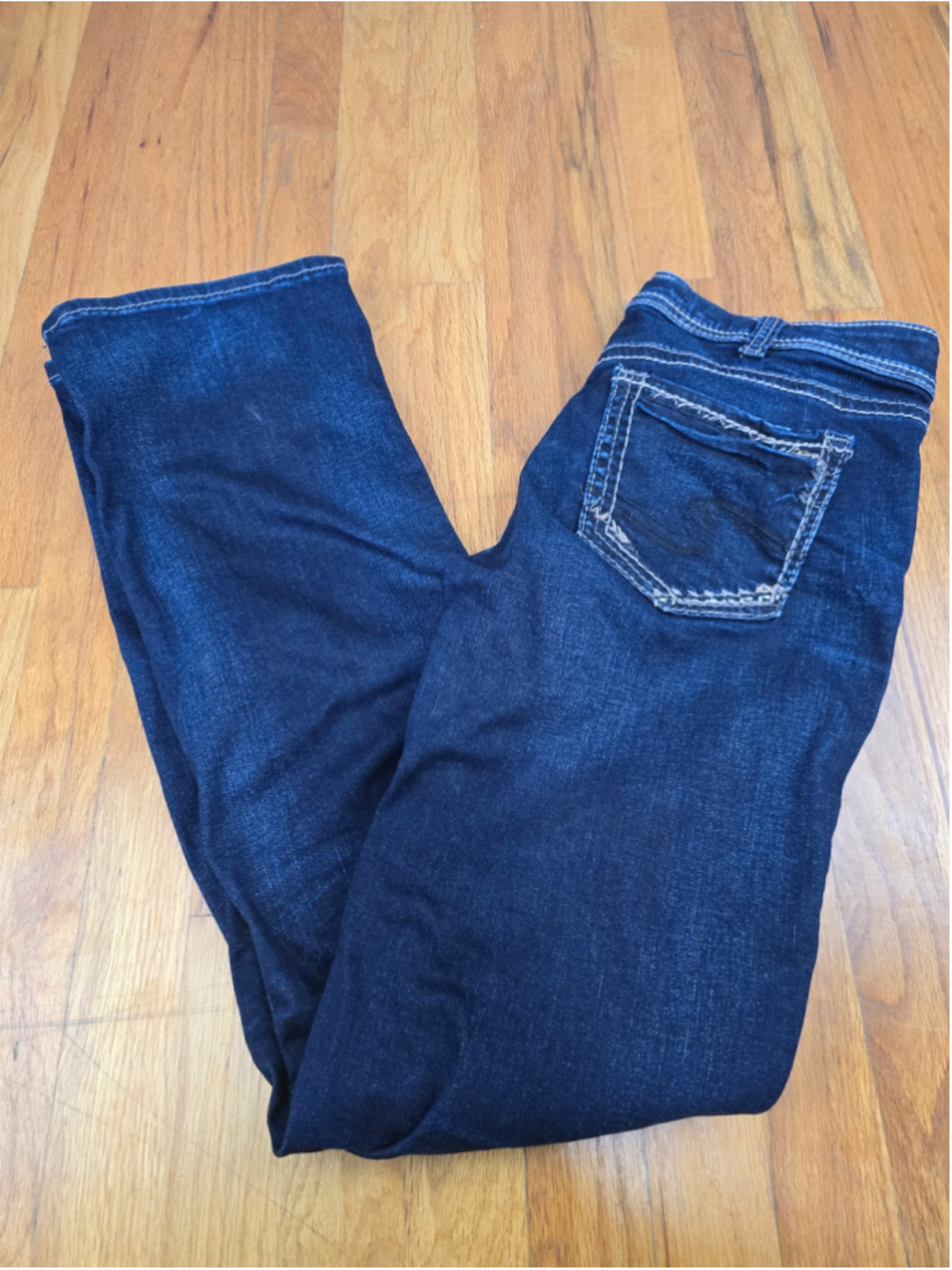 Women's Silver Jeans Suki Mid Slim Boot Cut Jeans Size 30 Blue